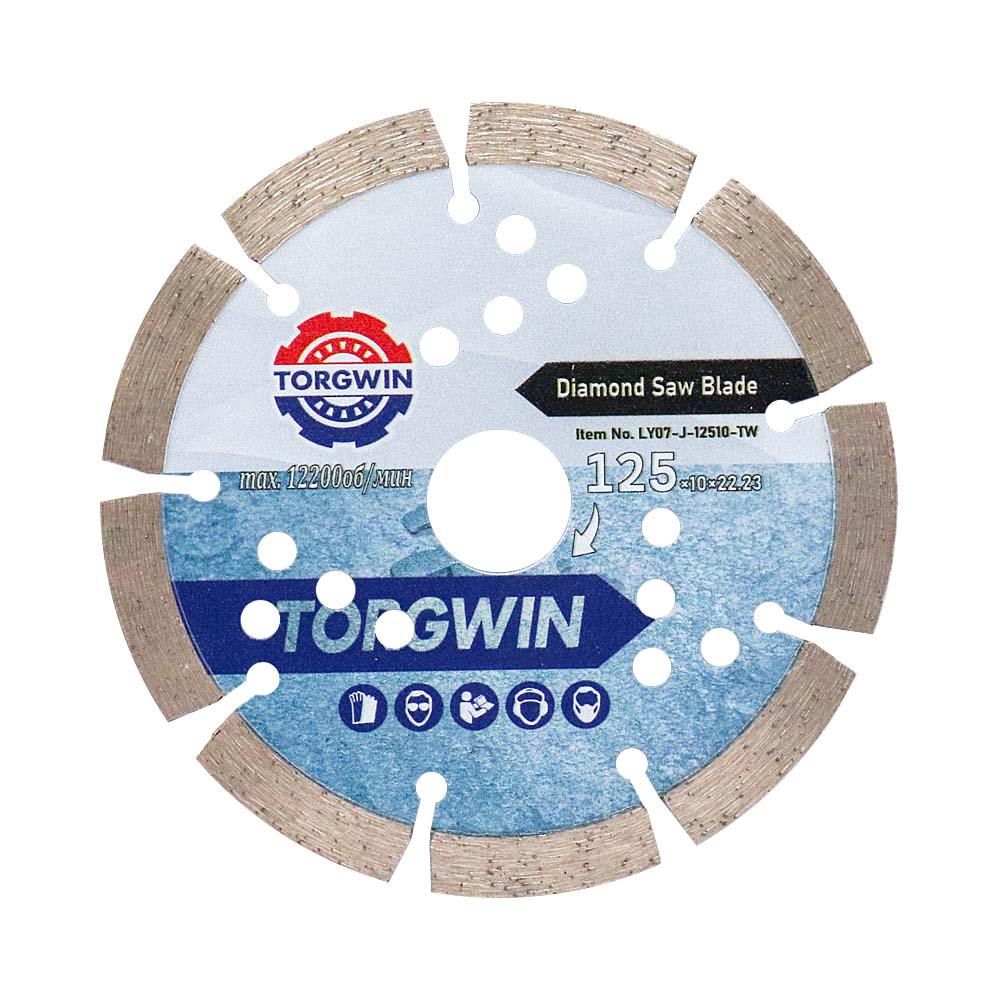 Lưỡi cưa kim cương phân đoạn 125mm cho bê tông Lưỡi cưa kim cương phân đoạn 125mm cho bê tông
