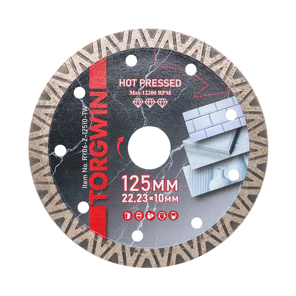 V hình kim cương Saw Blade Pro cho gạch